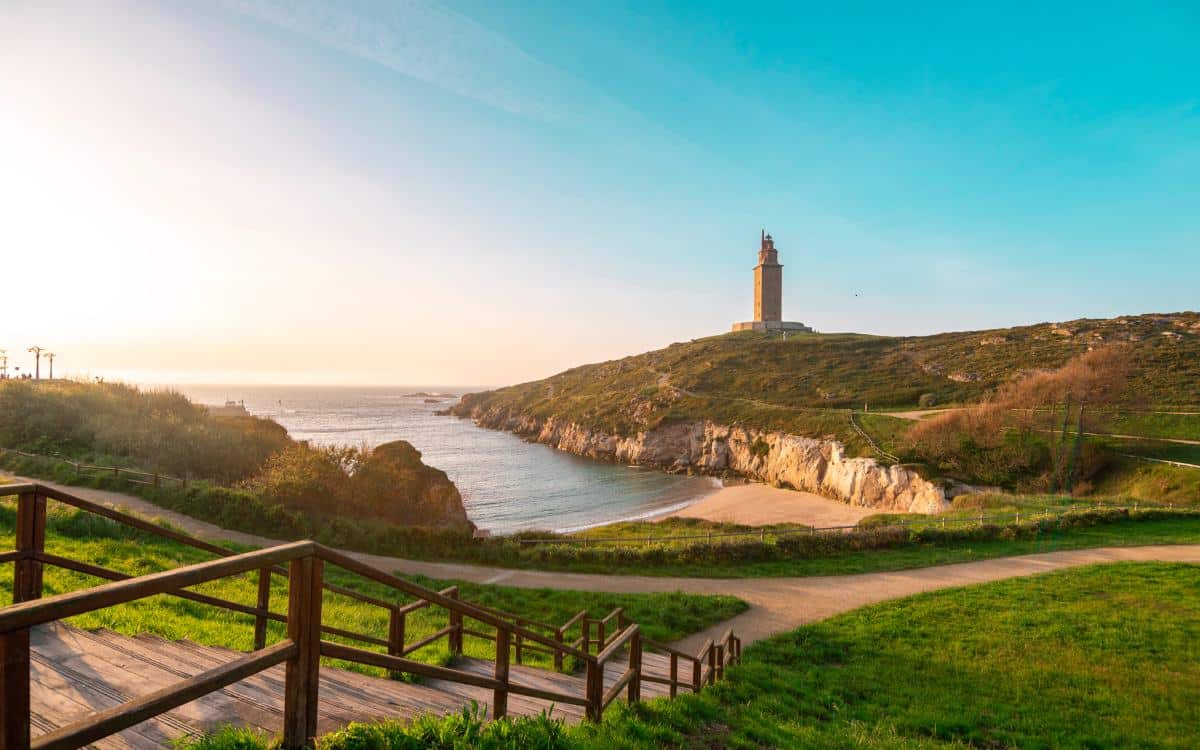 View of Torre de Hércules.