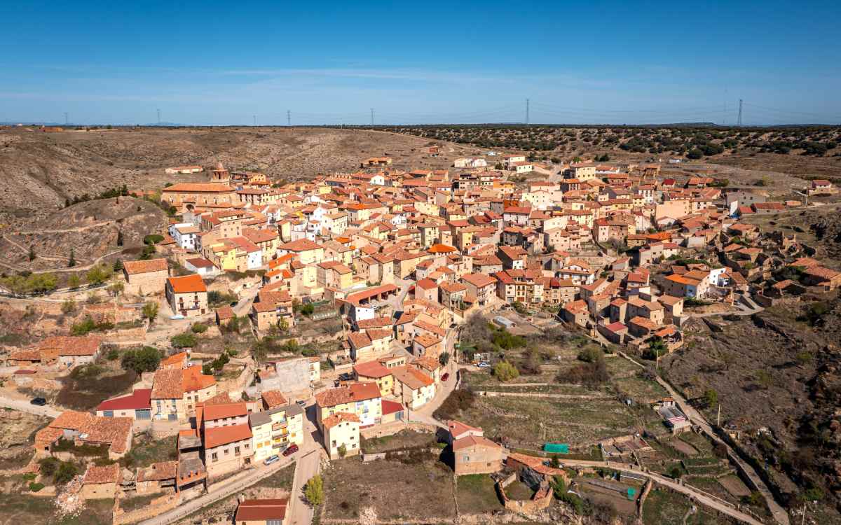 Aerial view of Ejulve
