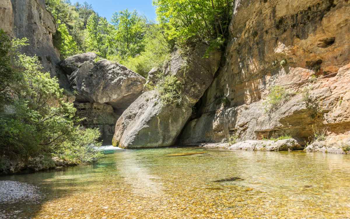 The source of the Pitarque River.