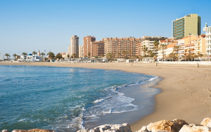 Fuengirola vista desde la playa