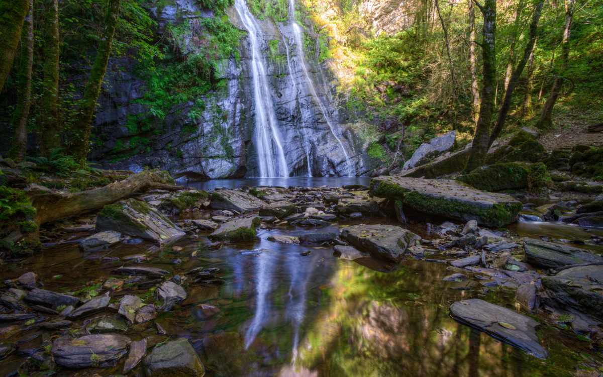 Cascada de Vilagocende.