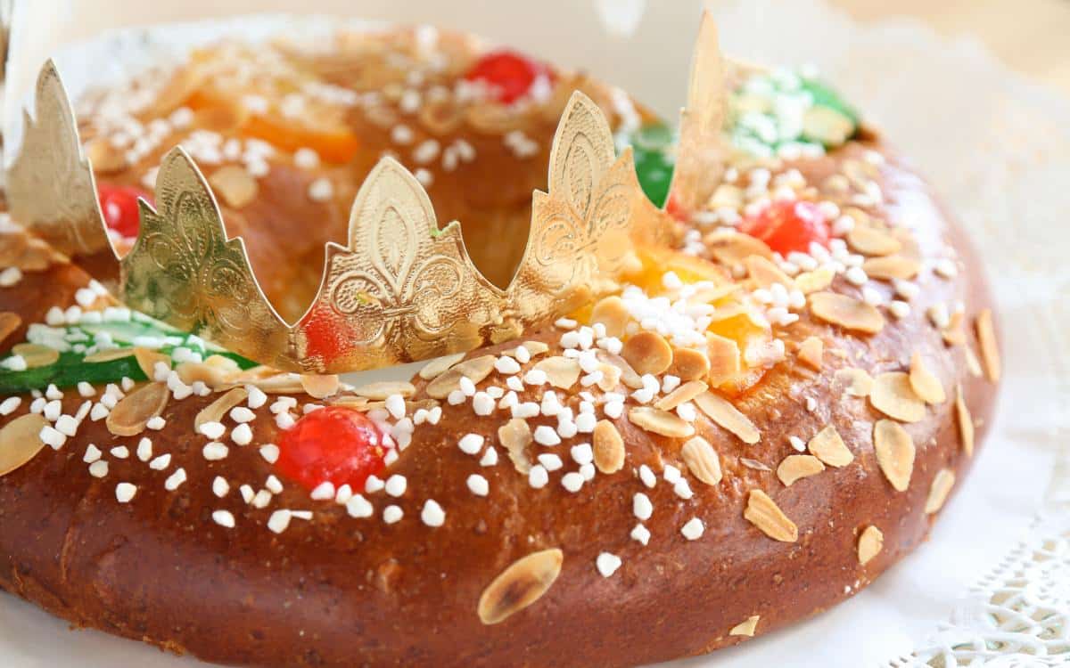 Roscón de reyes.
