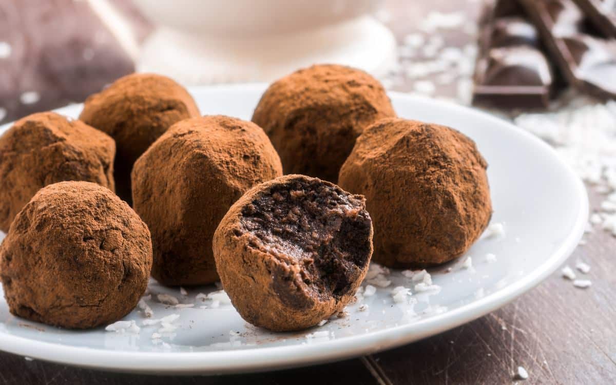 Chocolate truffles.