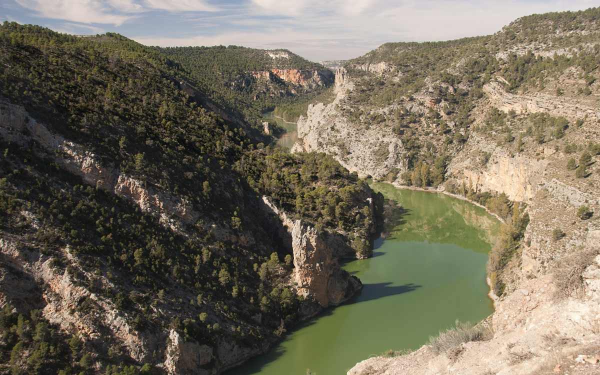 The Júcar River.