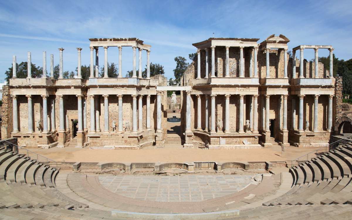 The Roman Theatre of Mérida.