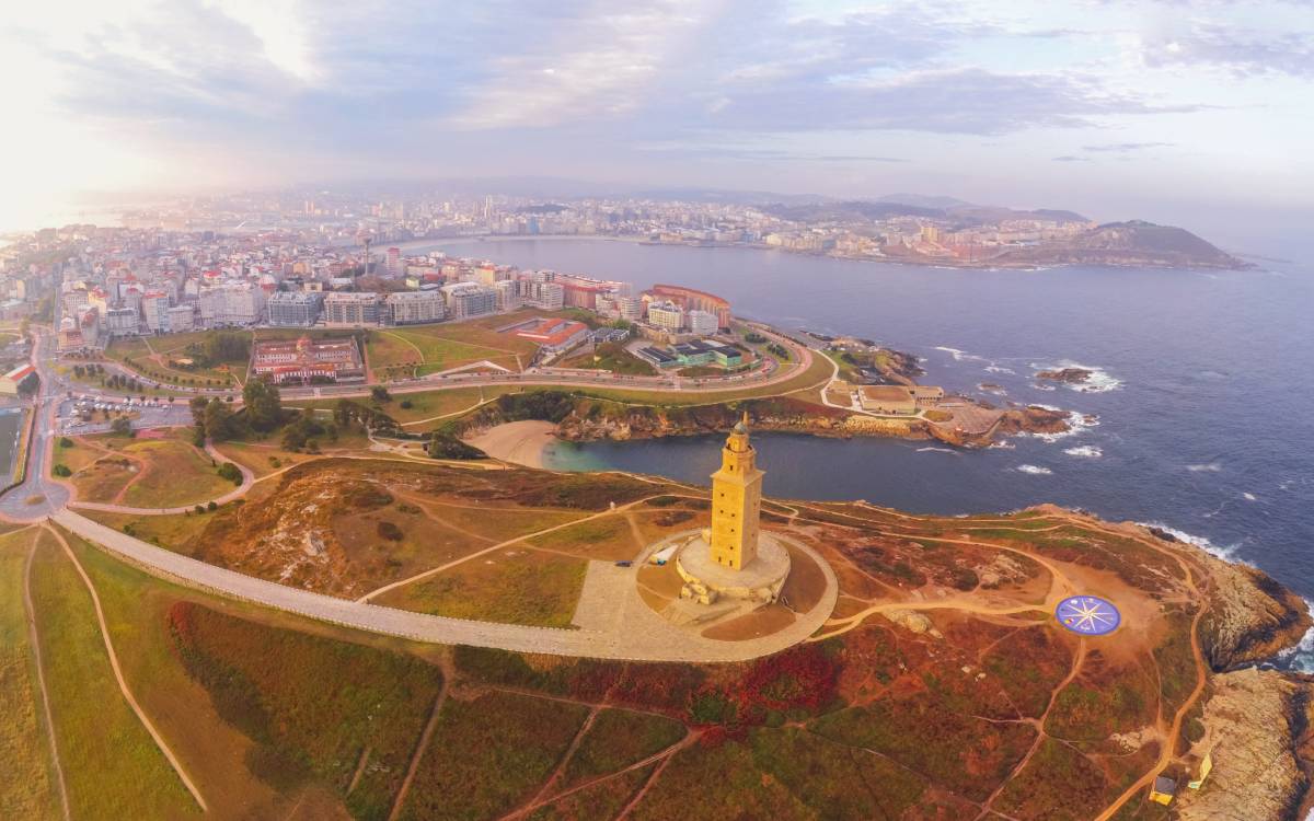 Tower of Hércules in A Coruña.