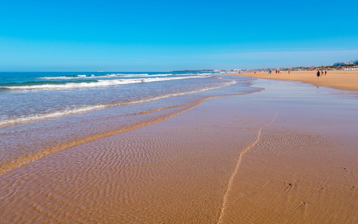 La Barrosa beach, Chiclana de la Frontera.