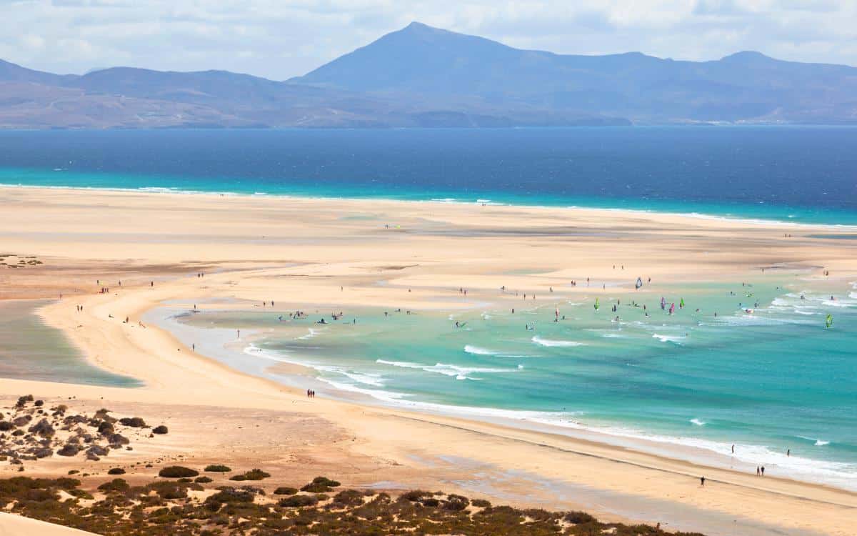 Playa de Sotavento.