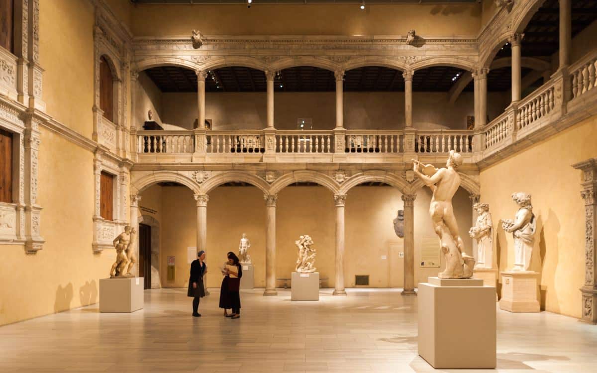 Galleries of the Courtyard of Honor of Vélez-Blanco in New York.