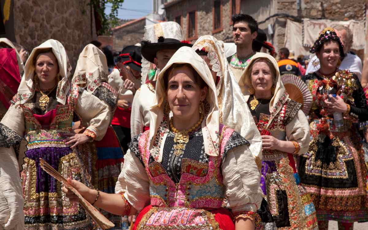 Corpus Christi celebrations in Lagartera.