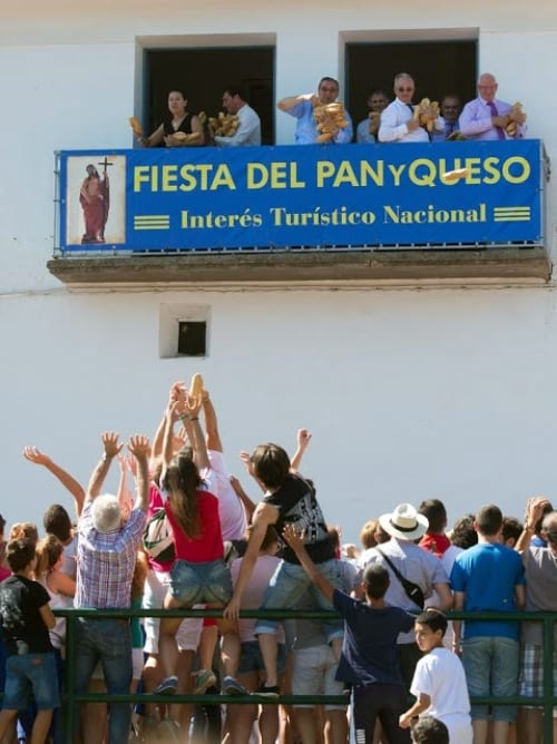 Traditional launching of Bread and Cheese at Quel's festivals