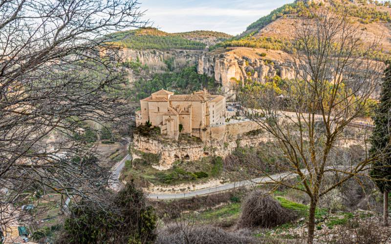 The Convent of San Pablo, built on the cliffs of Huécar.