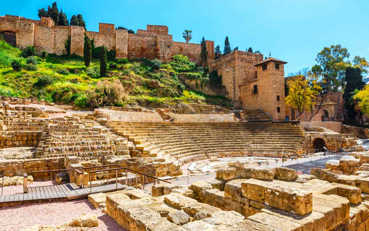 Ruins of the Roman theatre.