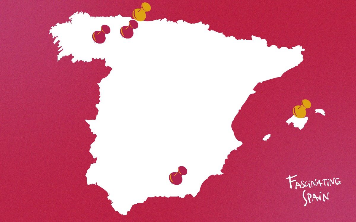 Map of Spain’s enchanted forests