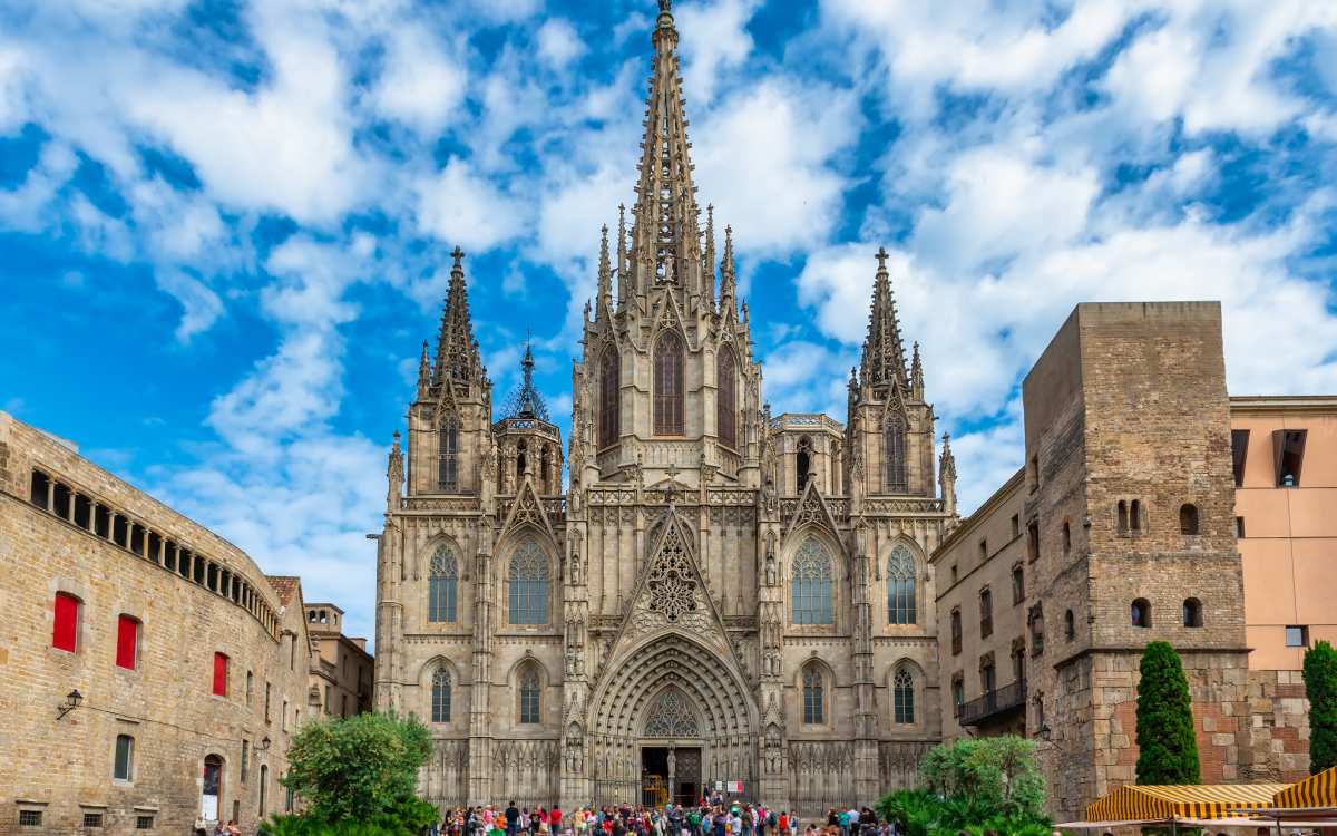 The true Cathedral of Barcelona.