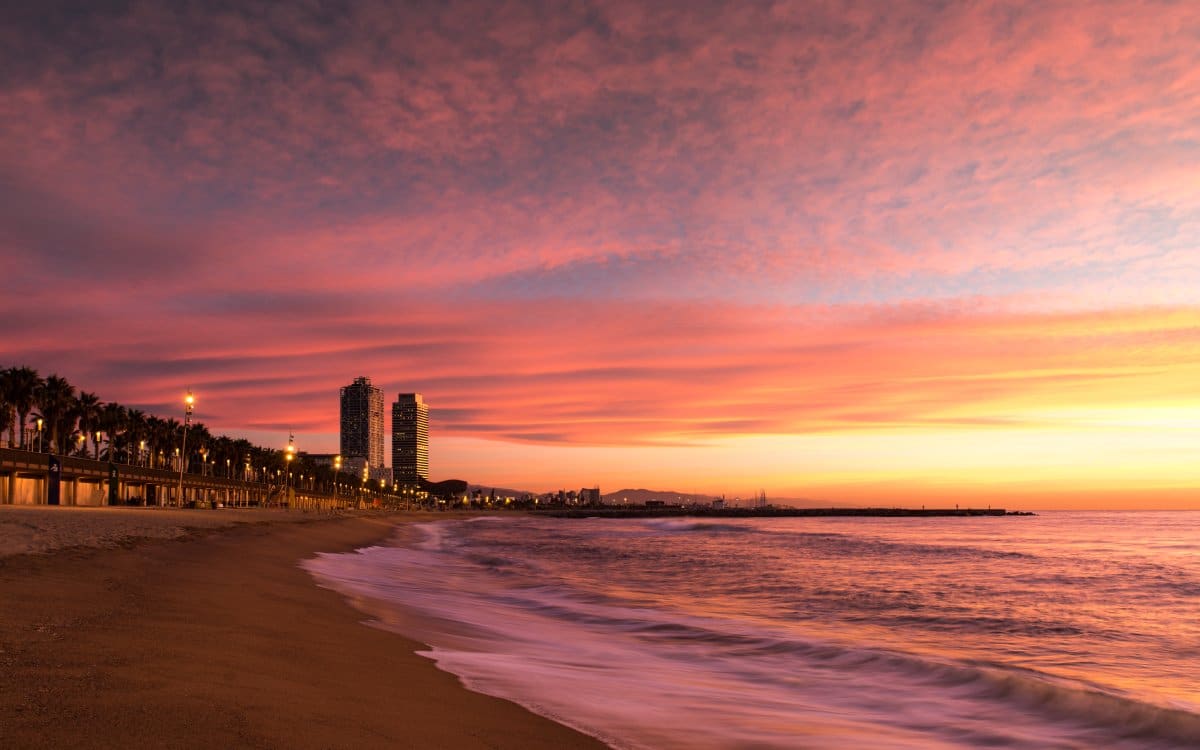 Barceloneta Beach.