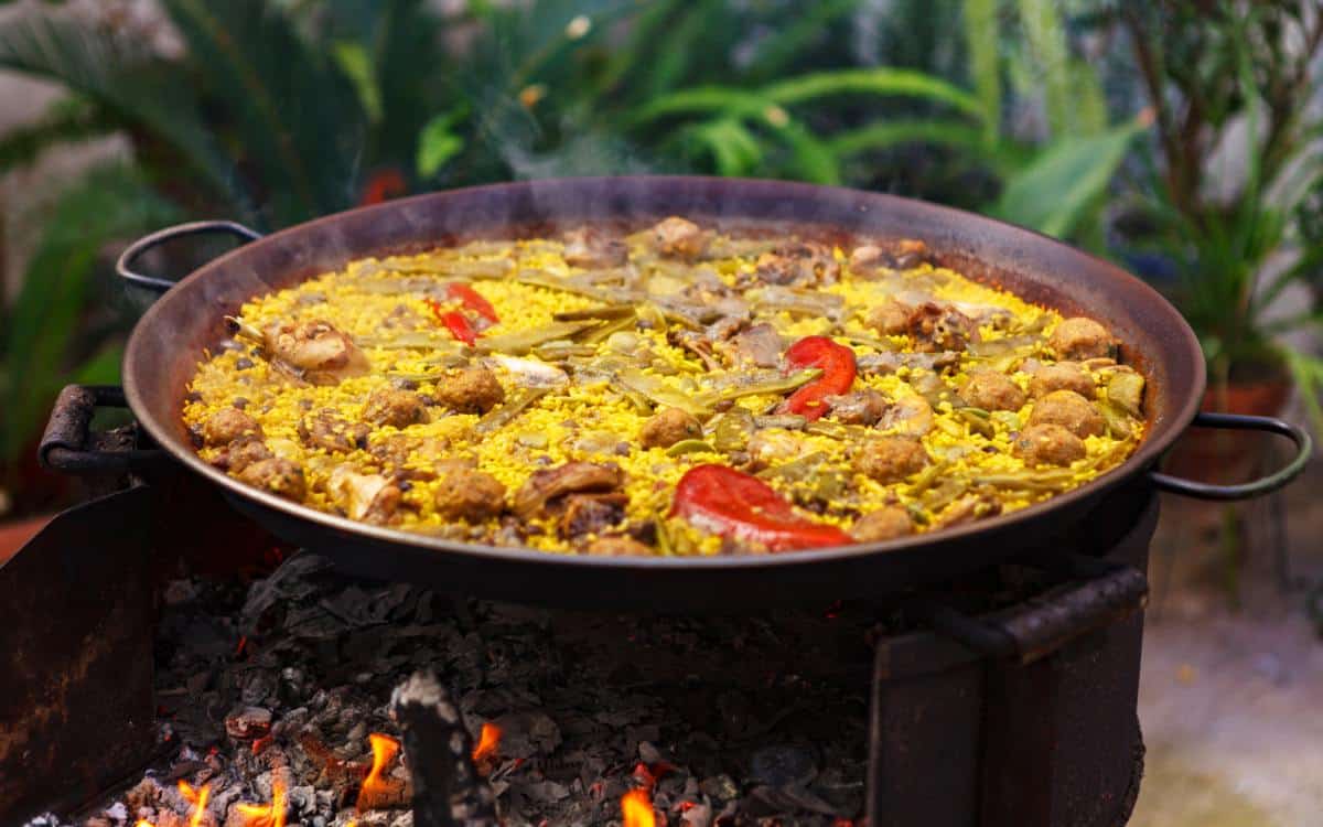 Valencian paella.