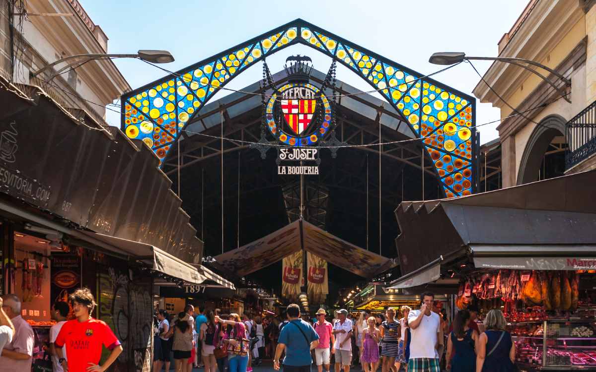 La Boquería in Barcelona.