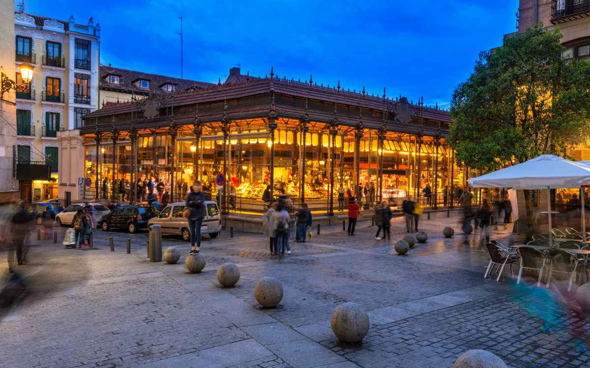 San Miguel Market in Madrid.