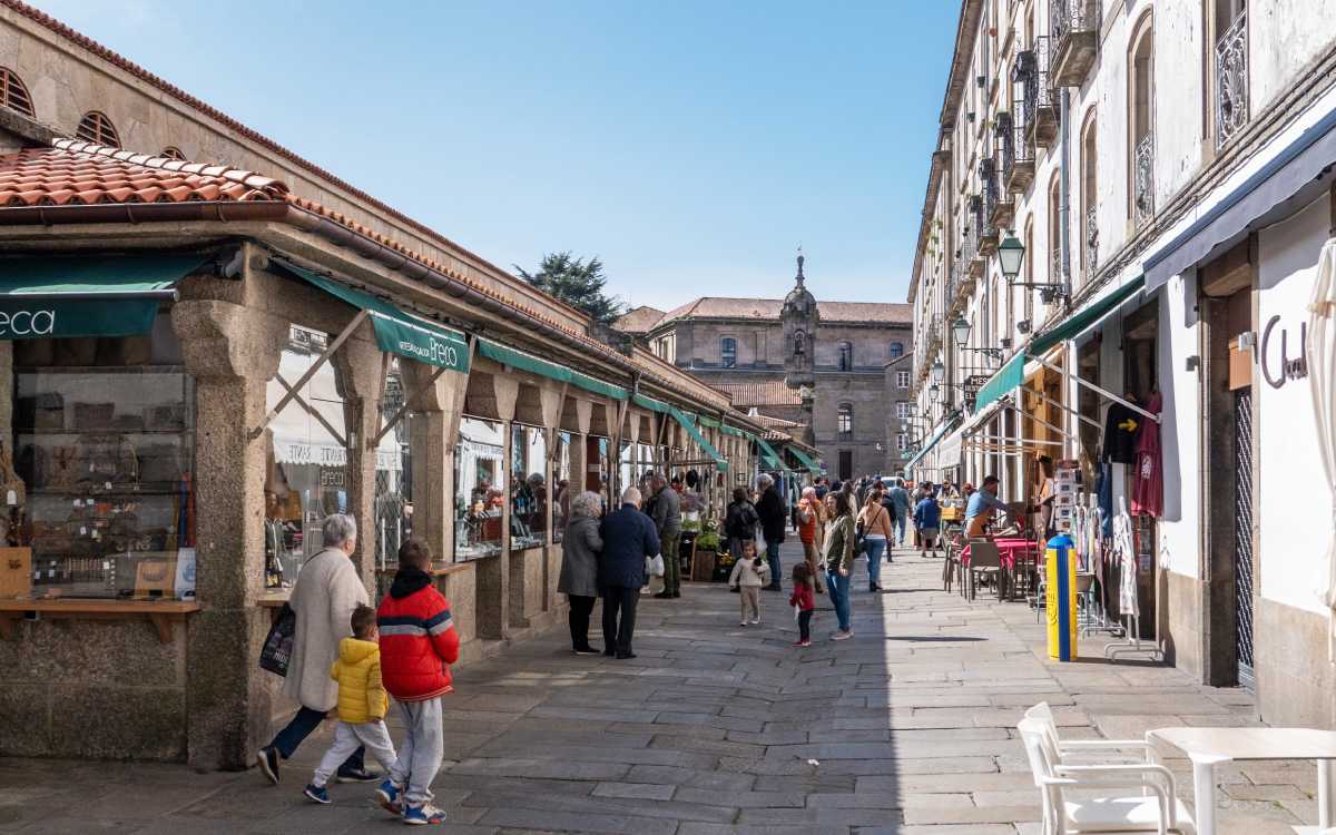 Abastos Market in Santiago de Compostela.
