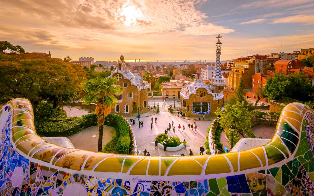 Park Güell in Barcelona. | Shutterstock