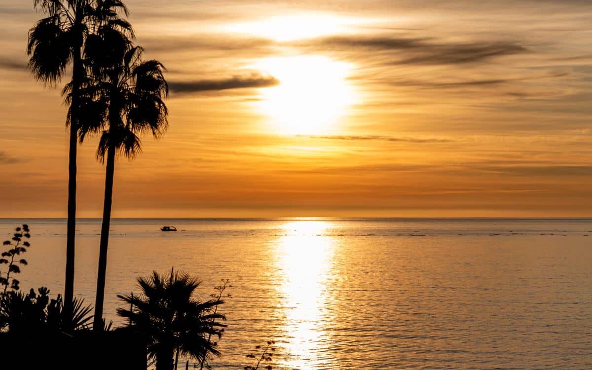 View of the Mediterranean Sea from Torremolinos