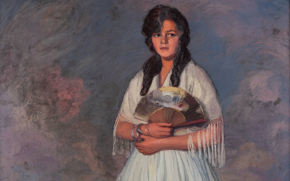 Fragment of Lucía, by Ignacio Zuloaga.