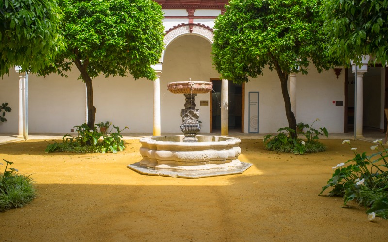 The fountain at Benamejí Palace in Écija