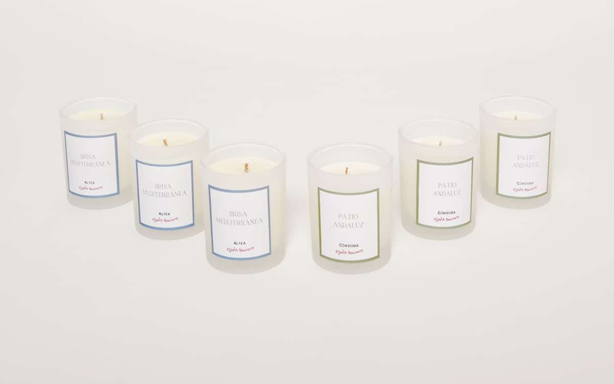 España Fascinante scented candles.