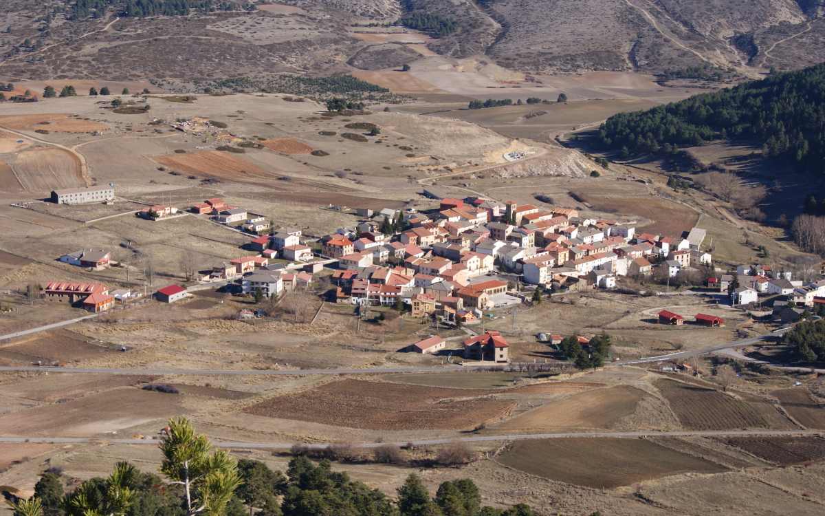 Aerial view of Griegos