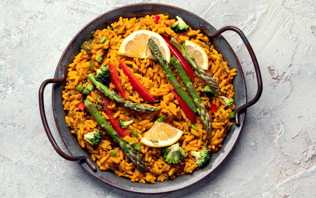 A tasty vegetable paella for any occasion