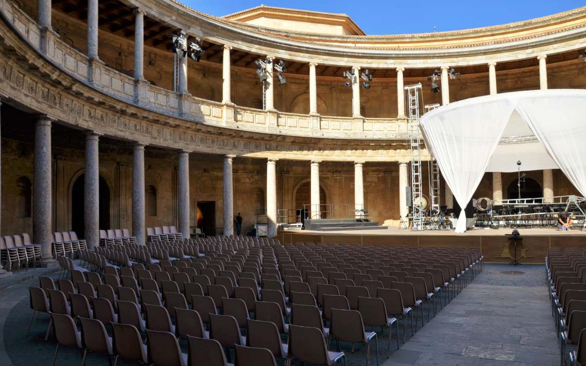Theatre at the Palace of Charles V in the Alhambra