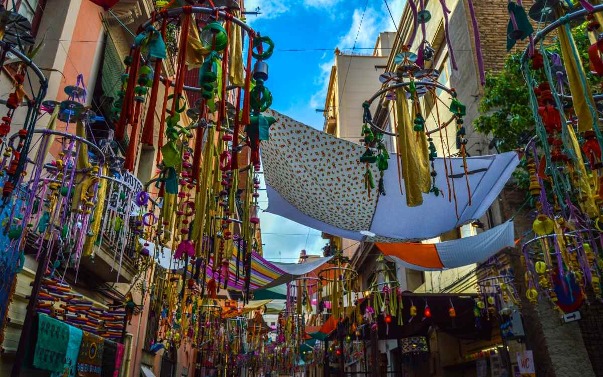The festivities of the Gràcia district
