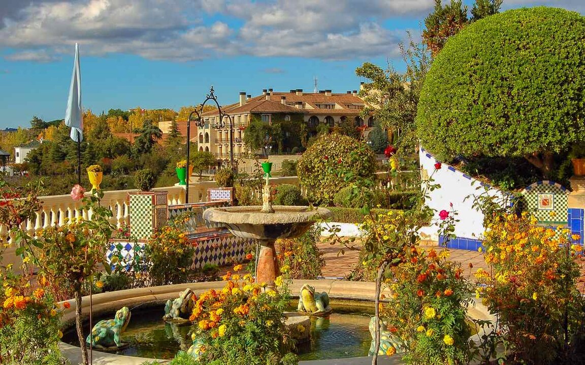 The garden at Casa Don Bosco