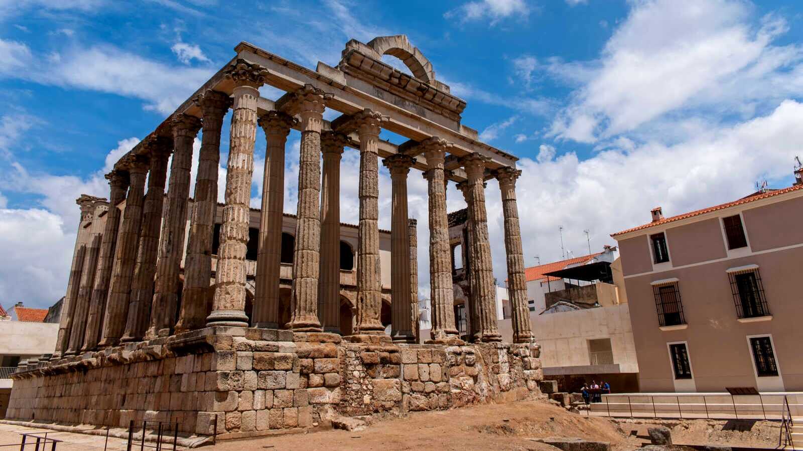 View of the Temple of Diana. | Shutterstock