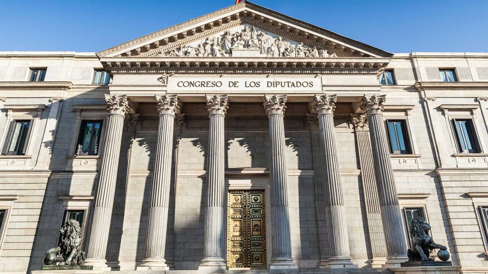 The Palace of the Congress of Deputies. | Dreamstime