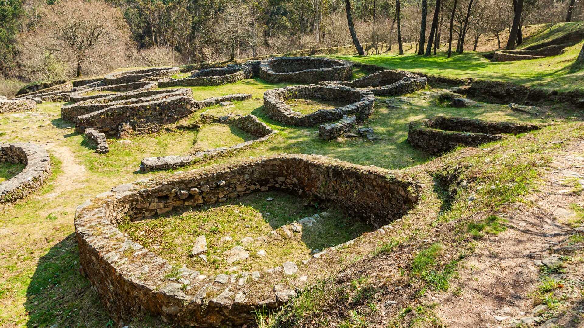 Castro de Borneiro in the province of Coruña. | Dreamstime