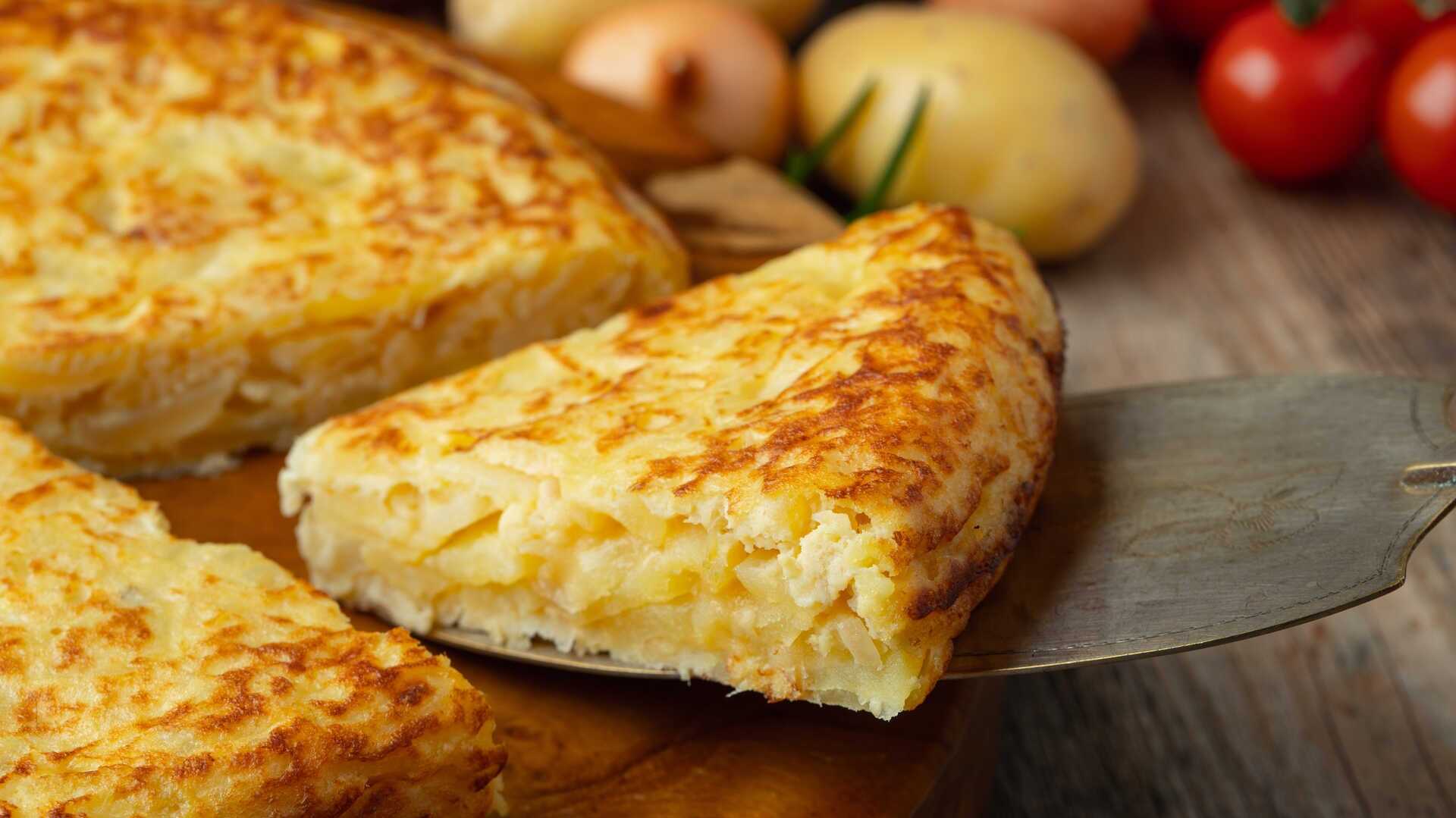 Spanish omelette, a dish with New World origins. | Shutterstock