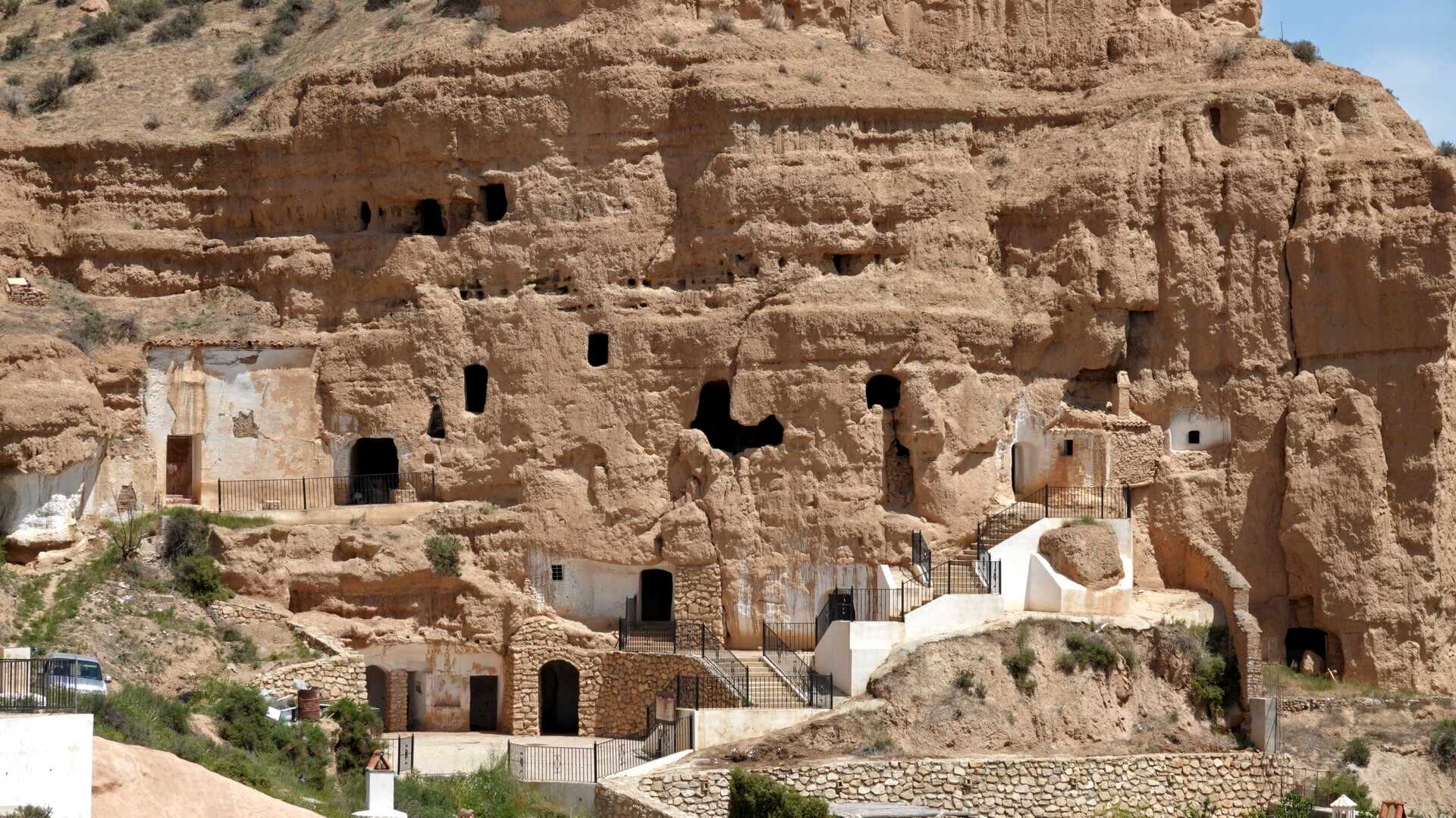 Natural Monument grottoes of the Gulleys of Marchal. | Dreamstime