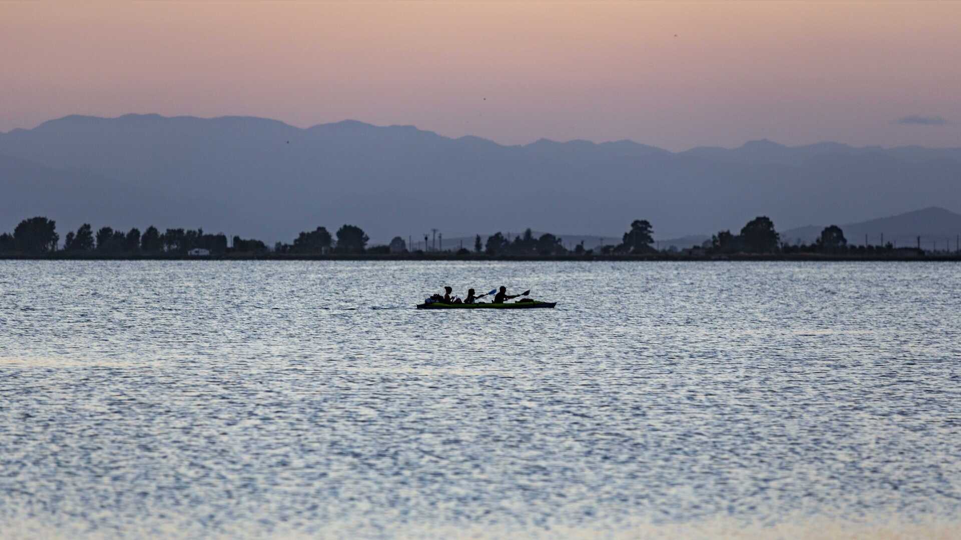 Kayaking on the Ebro Delta. | Dreamstime
