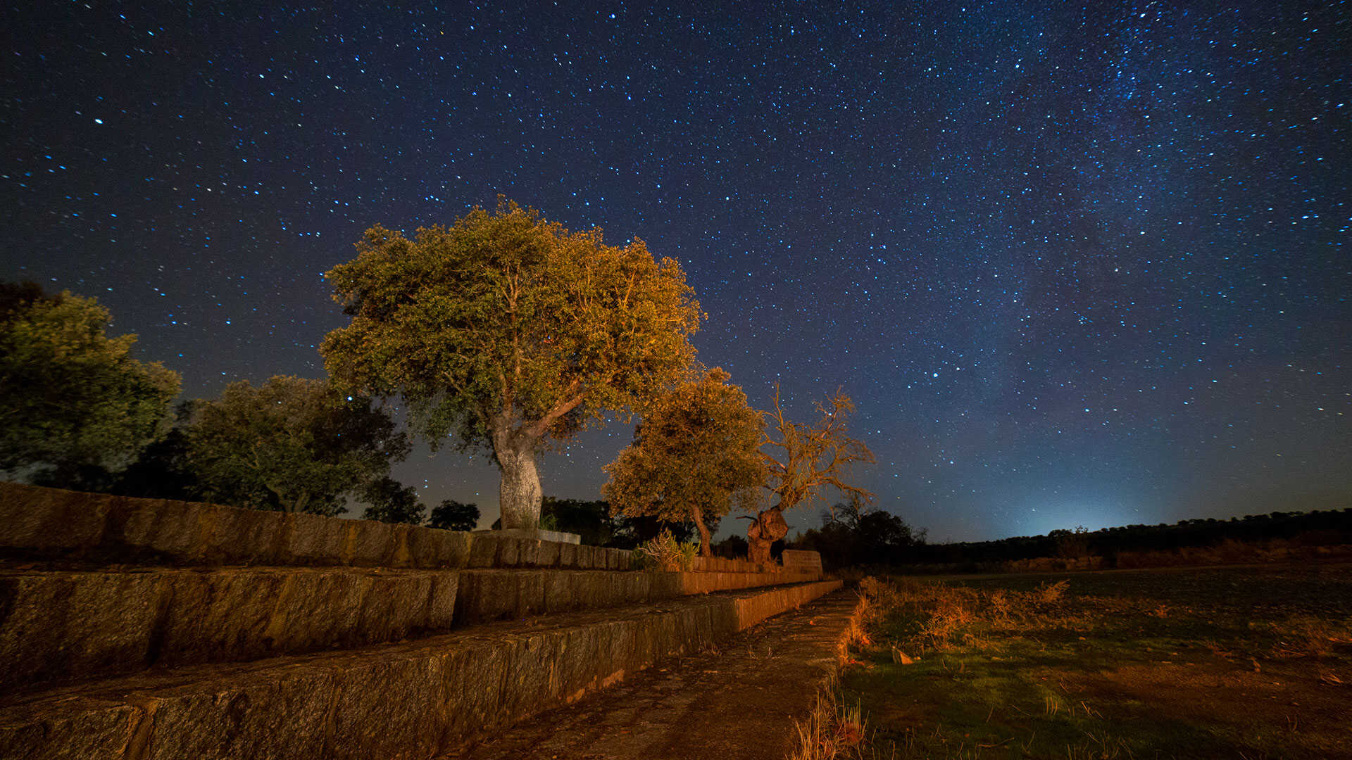 A starry sky on a clear evening. | Mancomunidad de Municipios Los Pedroches